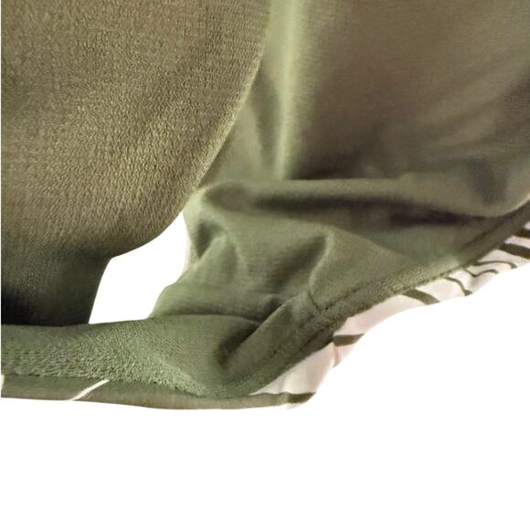 Roxy Warm Sand Long Sleeve One Piece Swimsuit in Palm Tree Dreams Size Large - Picture 7 of 13